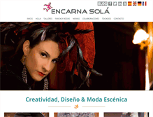 Tablet Screenshot of encarnasola.com